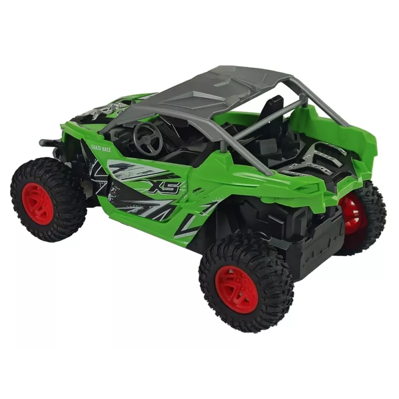 LEAN TOYS Cross Country terénne diaľkovo ovládané auto 27 MHz zelené