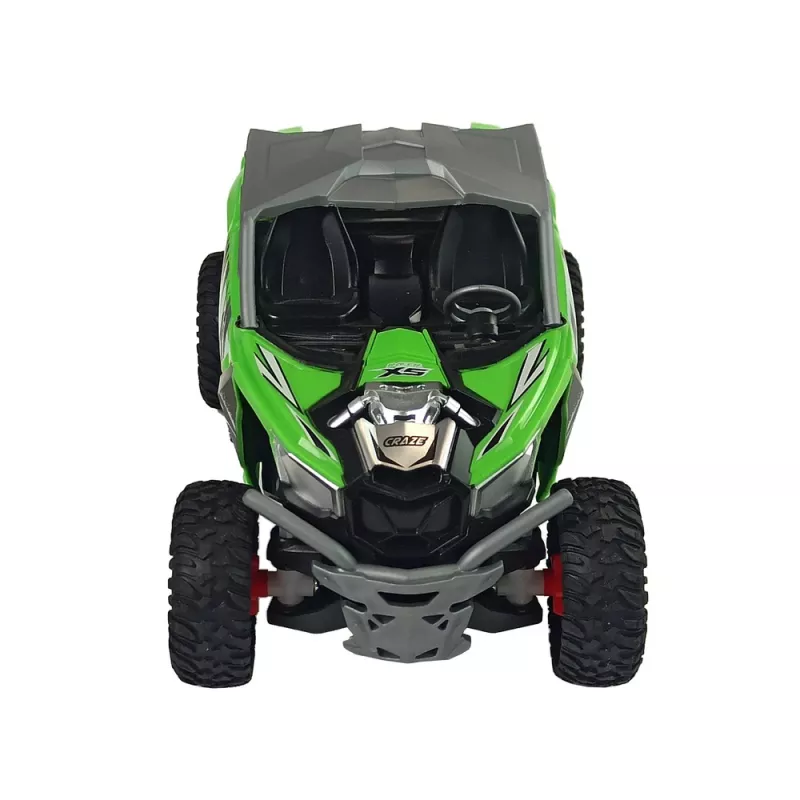 LEAN TOYS Cross Country terénne diaľkovo ovládané auto 27 MHz zelené
