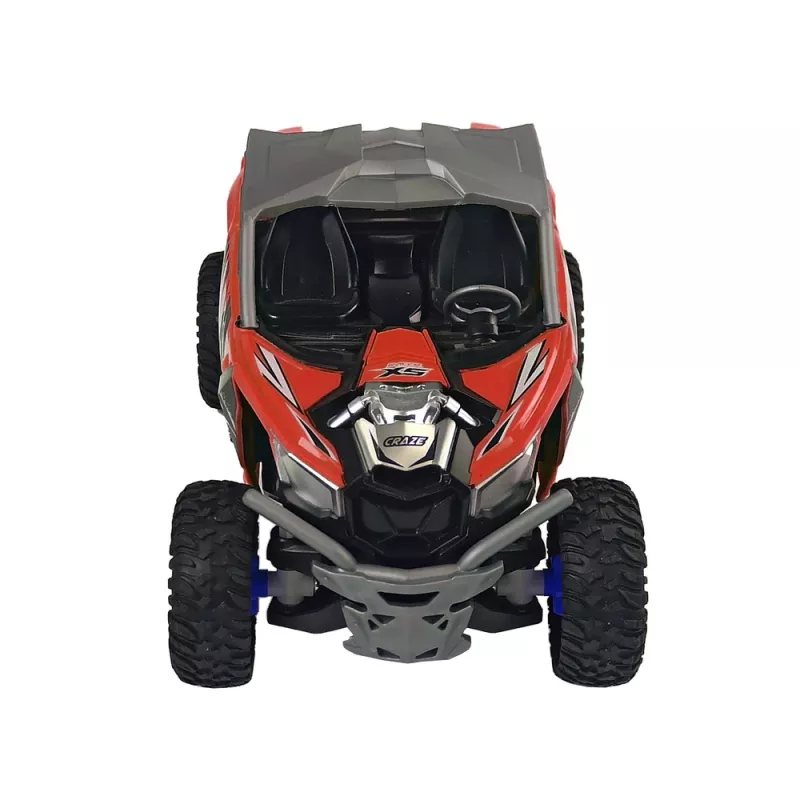 LEAN TOYS Cross Country terénne diaľkovo ovládané auto 27 MHz červené