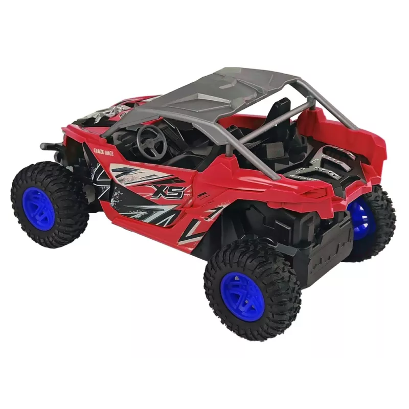 LEAN TOYS Cross Country terénne diaľkovo ovládané auto 27 MHz červené