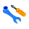 LEAN TOYS Odnímateľný vláčik s náradím a figúrkami