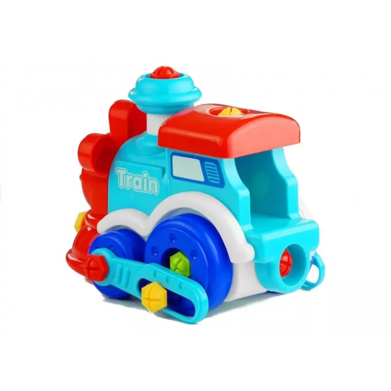 LEAN TOYS Odnímateľný vláčik s náradím a figúrkami