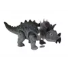 LEAN TOYS dinosaurus na batérie Triceratops sivý