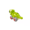 LEAN TOYS Dinosaurus na kolieskach, zelená figúrka