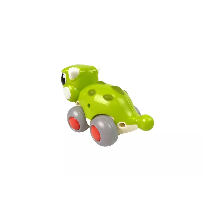 LEAN TOYS Dinosaurus na kolieskach, zelená figúrka