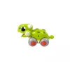 LEAN TOYS Dinosaurus na kolieskach, zelená figúrka