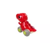 LEAN TOYS Dinosaurus na kolieskach T-Rex, červená figúrka