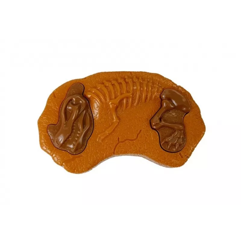 LEAN TOYS Dinosaurus diaľkovo ovládaný R/C bronzový zvuk svetlo