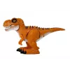 LEAN TOYS Dinosaurus diaľkovo ovládaný R/C bronzový zvuk svetlo