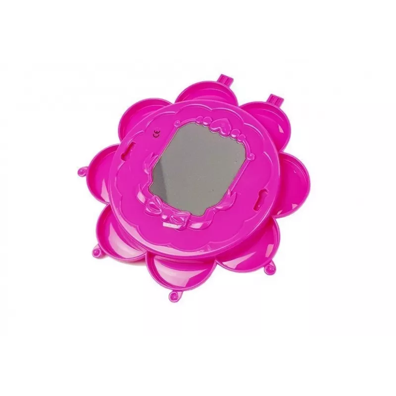 LEAN TOYS DIY súprava korálok na šperky skladacie zrkadlo s boxom