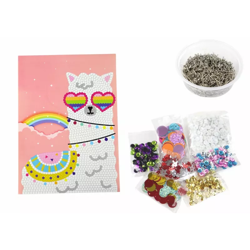 LEAN TOYS DIY sada flitre vysoké podpätky sovi rám farebné