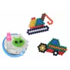 LEAN TOYS DIY Sada vodných korálok Magické korálky 8 farieb Stavebné vozidlá