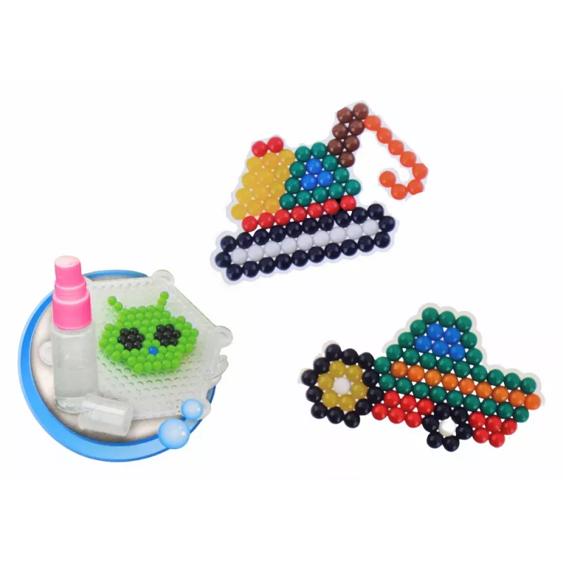 LEAN TOYS DIY Sada vodných korálok Magické korálky 8 farieb Stavebné vozidlá