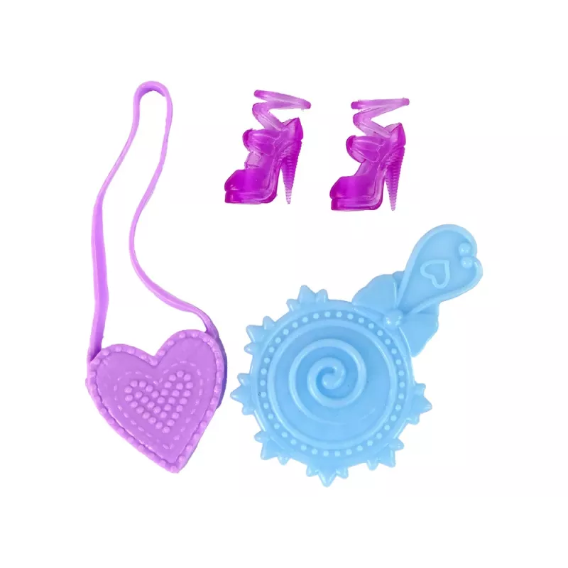 LEAN TOYS Bábika s dlhými vlasmi a maľovacími šatami