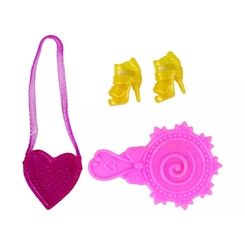 LEAN TOYS Bábika s dlhými vlasmi a maľovacími šatami