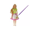 LEAN TOYS Bábika s dlhými vlasmi a maľovacími šatami