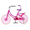 LEAN TOYS bábika na bicykli ružová