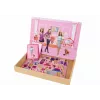 LEAN TOYS bábková téma vzdelávacie magnetické puzzle sada