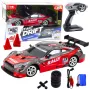 LEAN TOYS Drift Car Racing RC červená čierna 30km/h 1:16