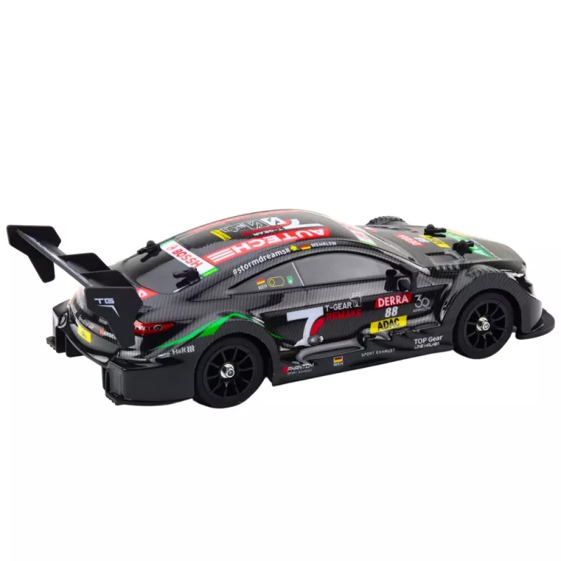 LEAN TOYS Drift Car RC čierna Carbon 30 km/h 1:16