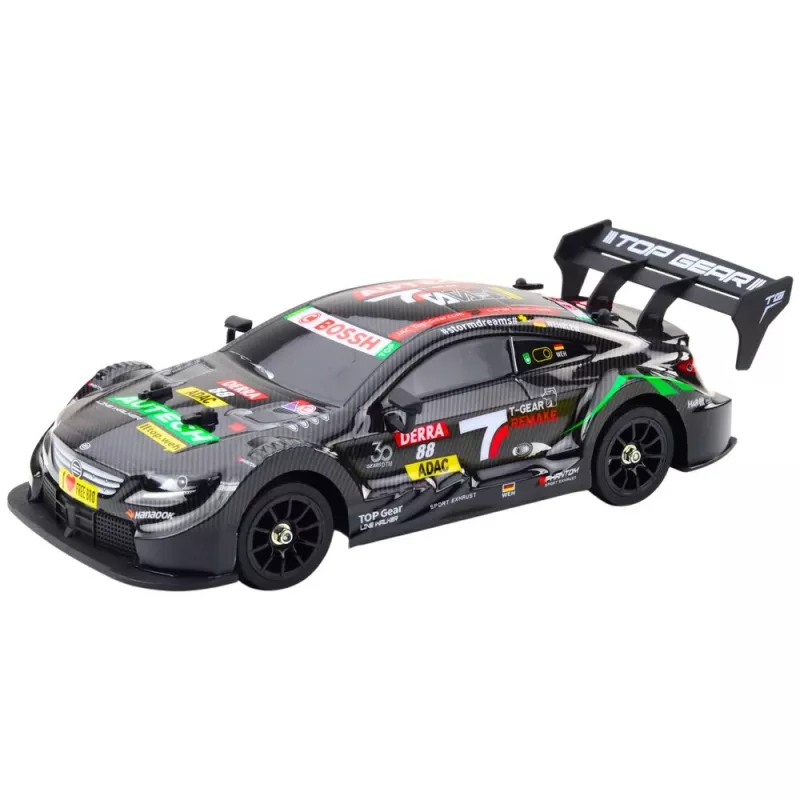 LEAN TOYS Drift Car RC čierna Carbon 30 km/h 1:16