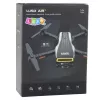 LEAN TOYS Dron LU50 Air duálna kamera HD MV video LED svetlá App