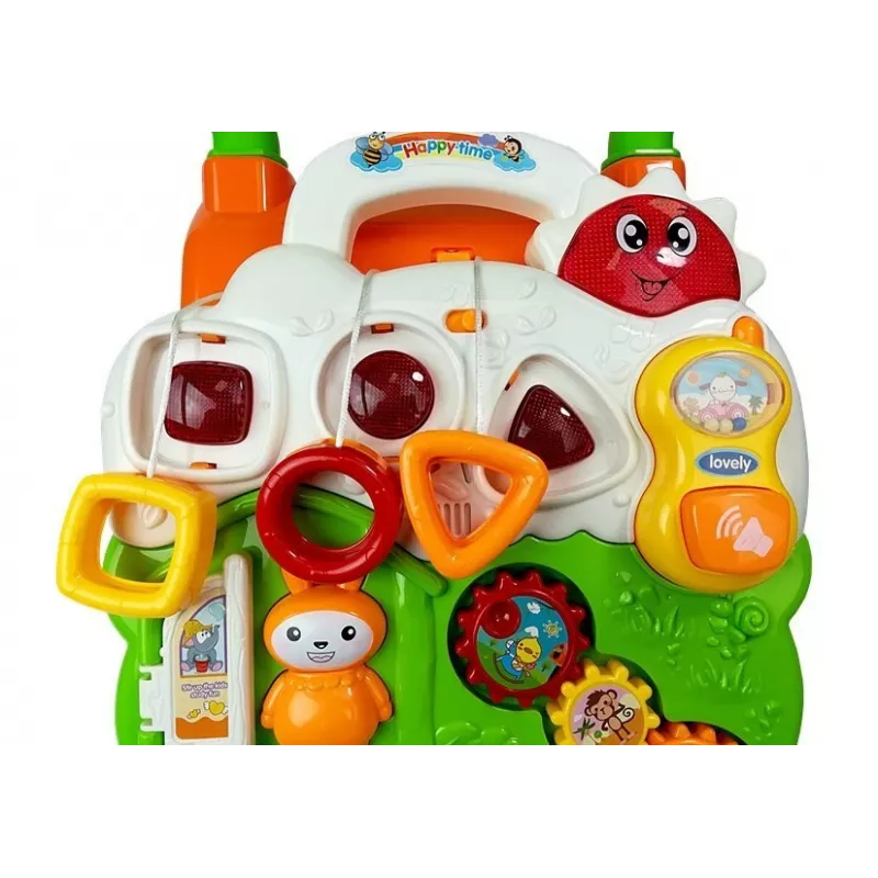 LEAN TOYS vzdelávacia chodítko pre bábätká s klavírom