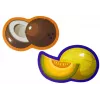 LEAN TOYS Vzdelávacie puzzle pre bábätká Ovocie 5 dielov 40 dielov