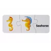 LEAN TOYS Vzdelávacie puzzle Svet oceánov Puzzle 10 spojení