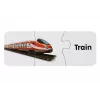LEAN TOYS Vzdelávacie puzzle Doprava Puzzle 10 spojení
