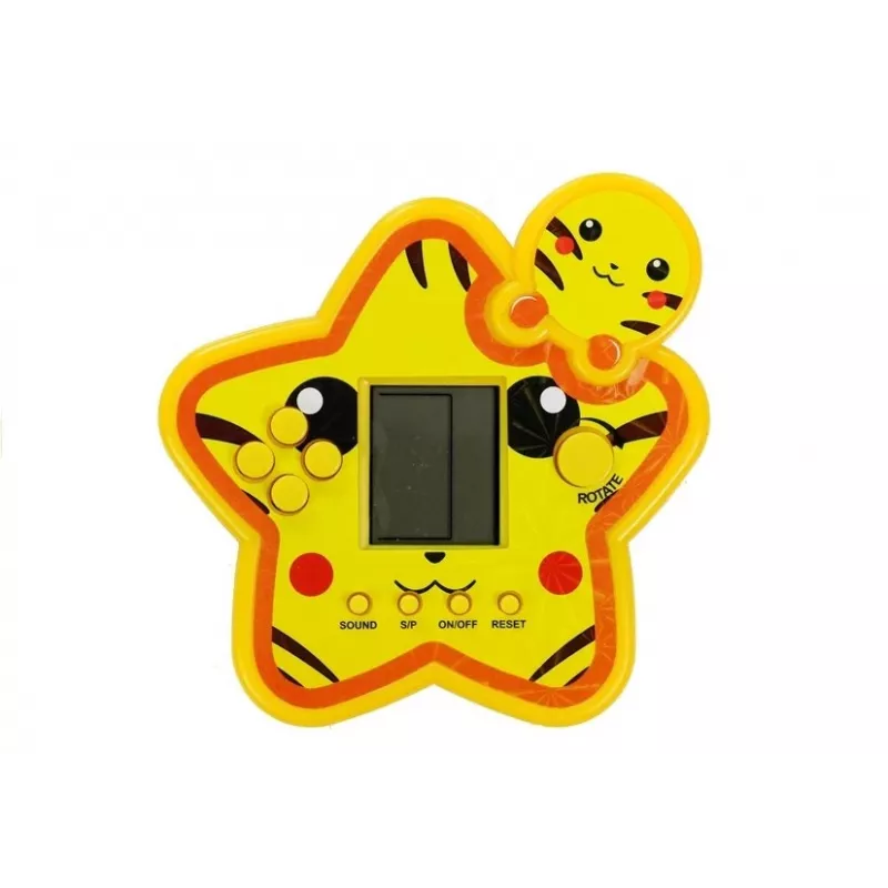 LEAN TOYS Elektronická hra Tetris Star žltá