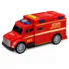 LEAN TOYS záchranárske vozidlo sanitka svetlo zvuk červená 1:32