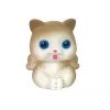 LEAN TOYS Bábika Emily s ružovou mačkou a dlhými vlasmi