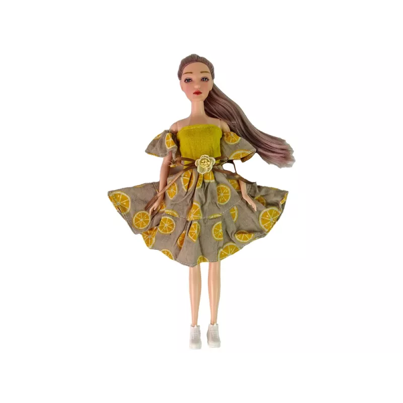LEAN TOYS Bábika Emily s veternou mačkou pre deti