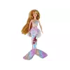 LEAN TOYS Bábika morská víla Emily ružové doplnky