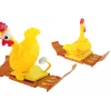 LEAN TOYS Rodinná arkádová hra Krikľavé vajce Škripkajúca sliepka Pukajúce vajce