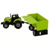 LEAN TOYS Farma traktor s návesom svetlá zvuky zelený