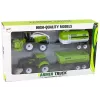LEAN TOYS Sada poľnohospodárskych vozidiel traktor kombajn cisterna náves