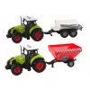LEAN TOYS Sada farmárskeho traktora + 2 farmárske stroje, sada farmárskeho nákladného auta