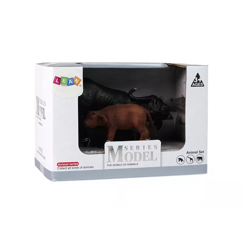 LEAN TOYS figúrka mláďa byvola africké zoo zvieratá