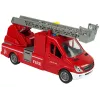 LEAN TOYS Hasičské auto červené zvuky vody svetlá