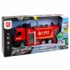 LEAN TOYS hasičské auto s vodnou funkciou, kovová kabína, svetlá, zvuky 1:12