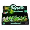 LEAN TOYS fluorescenčná zelená svietiaca jašterica gumená figúrka 15cm