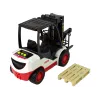 LEAN TOYS Vysokozdvižný vozík s pohyblivými vidlicami a paletou