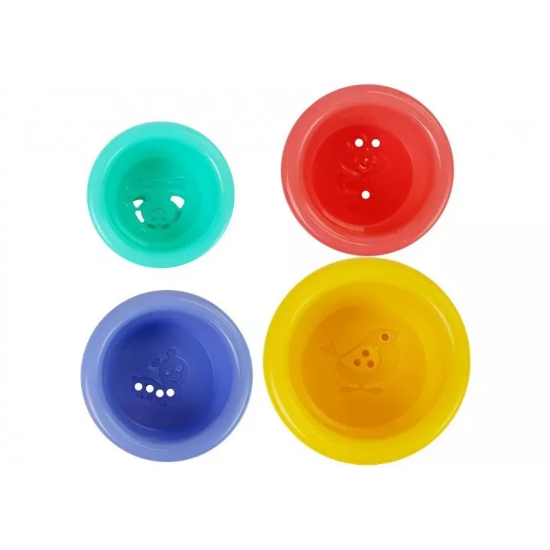 LEAN TOYS Žabí vodopád sada do kúpeľa + vedierka