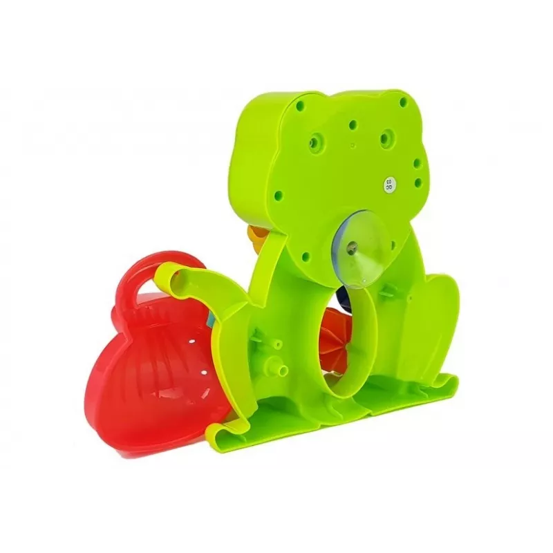 LEAN TOYS Žabí vodopád sada do kúpeľa + vedierka