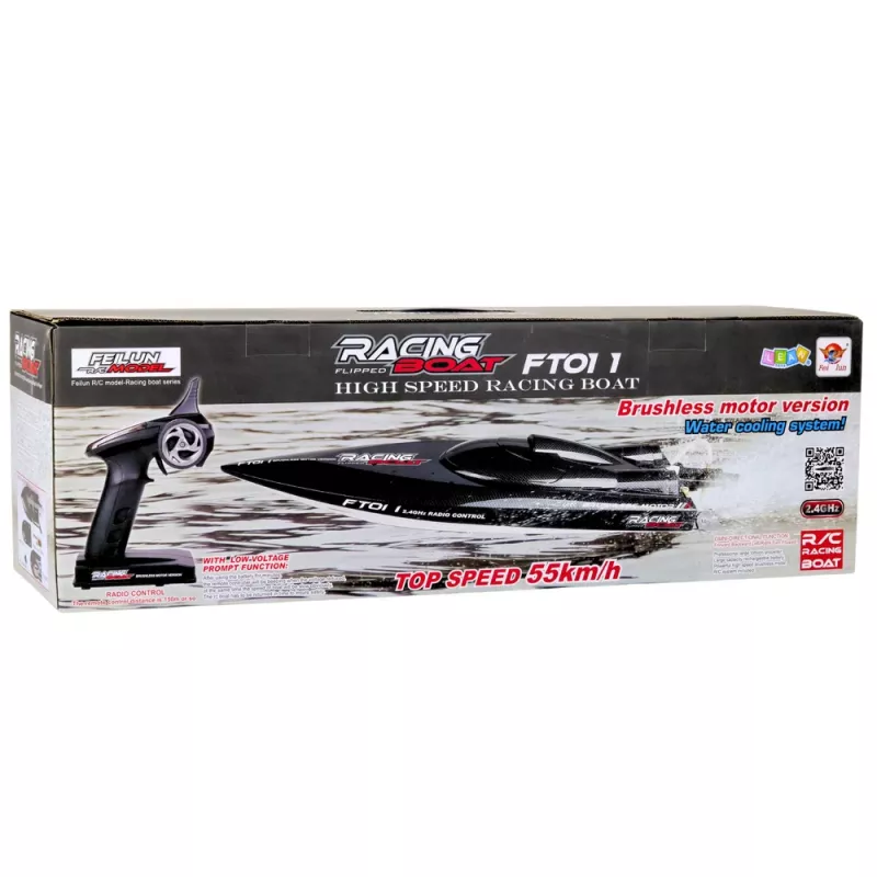 LEAN TOYS FT011 Diaľkovo ovládaný RC bezuhlíkový motorový čln 55km/h