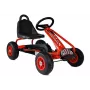 LEAN TOYS G201 pedálové go-kart červené