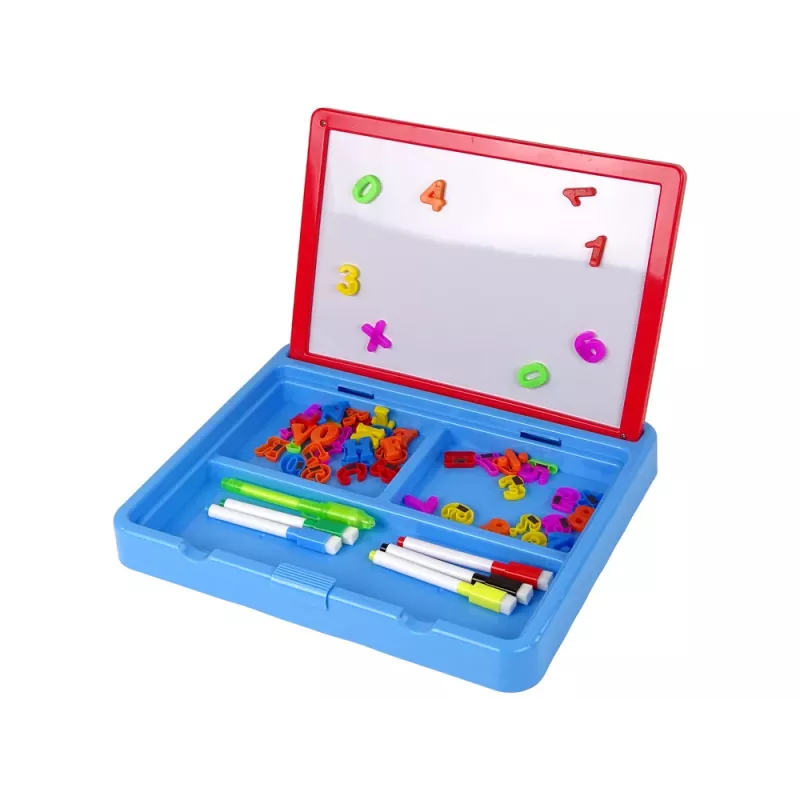 LEAN TOYS Svietiaca maľovacia tabuľa 2v1 magnetická