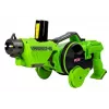 LEAN TOYS Gun Launcher Car 2 v 1 diaľkovo ovládané penové disky zelená